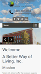 Mobile Screenshot of abetterwaynm.org